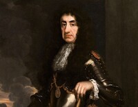 O skutečný rozkvět chovu závodních koní a dostihů na Britských ostrovech se zasloužil král Anglie, Skotska a Irska Charles II. Stuart (1630 - 1685). Zdroj: Wikipedie, John Riley (výřez)
